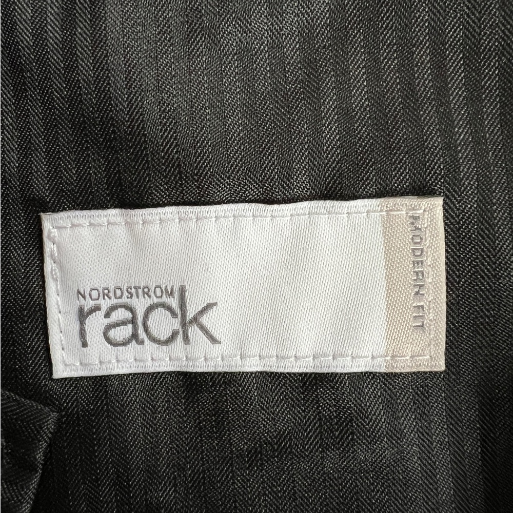Black Suit Pants dress Pants by Nordstrom modern Fit men's 32W 32L - Picture 9 of 10